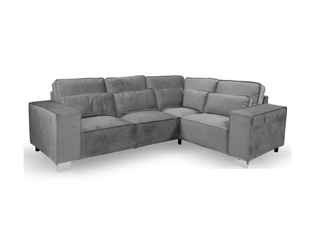 Sloane Luxury Sofa 4 Seater Right Hand Corner Grey