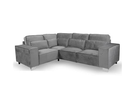 Sloane Luxury Sofa 4 Seater Left Hand Corner Grey