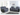 Rio Recliner Cord Leather 3+2 Set Grey Black
