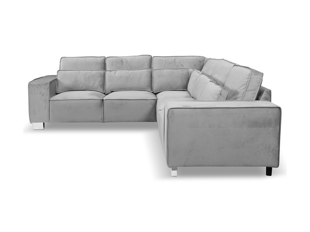 Sloane Large Double Corner Sofa Silver