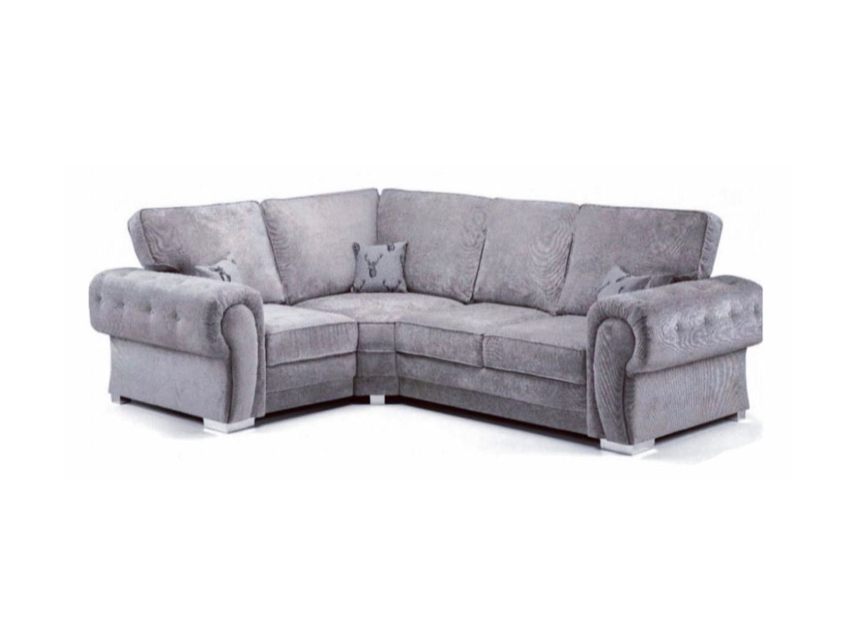 Vegas Left Corner 4 Seater Grey Furniture Direct Online