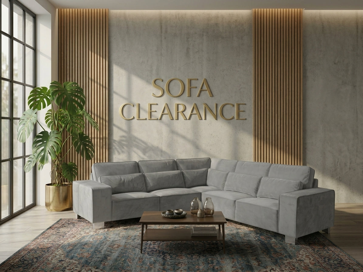 Up to 50% off clearance sofas, sofa beds, recliners and armchairs