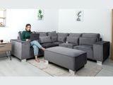 Sloane Corner Sofa Grey