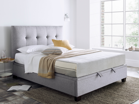 Kaydian Walkworth Ottoman Bed with Storage and Headboard