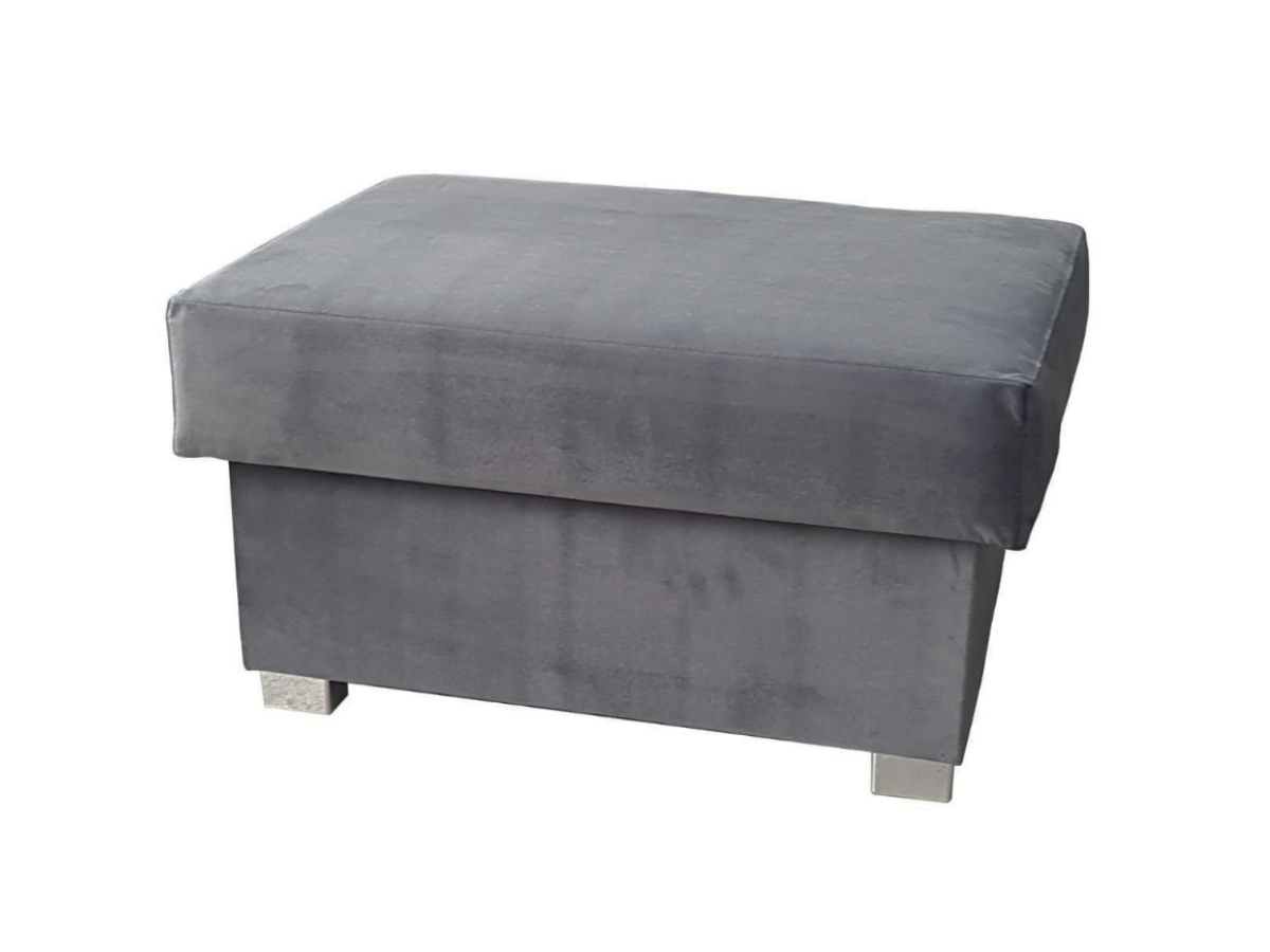 Alaska Footstool Plush Velvet