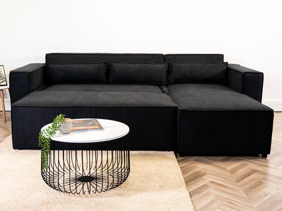 Alexa Pull Out Sofa Bed with Storage