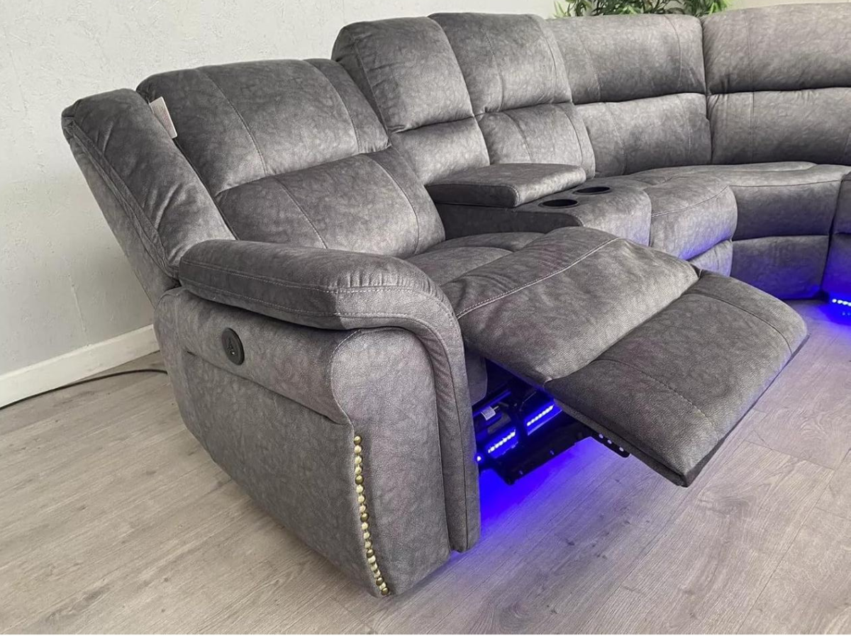 pay weekly couch electric reclining sofa