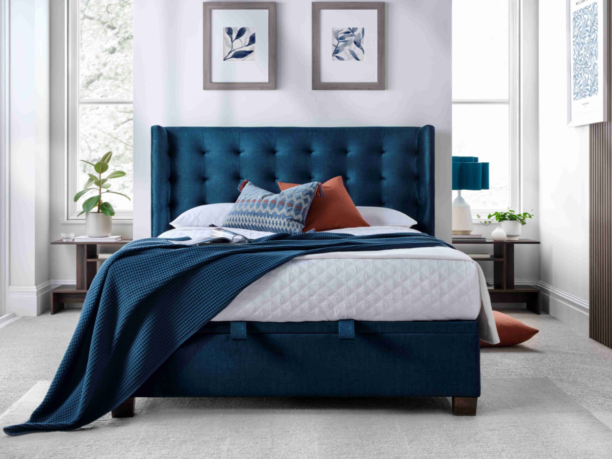 ottoman bed with cushioned headboard wooden ottoman bed frame bed frame with storage