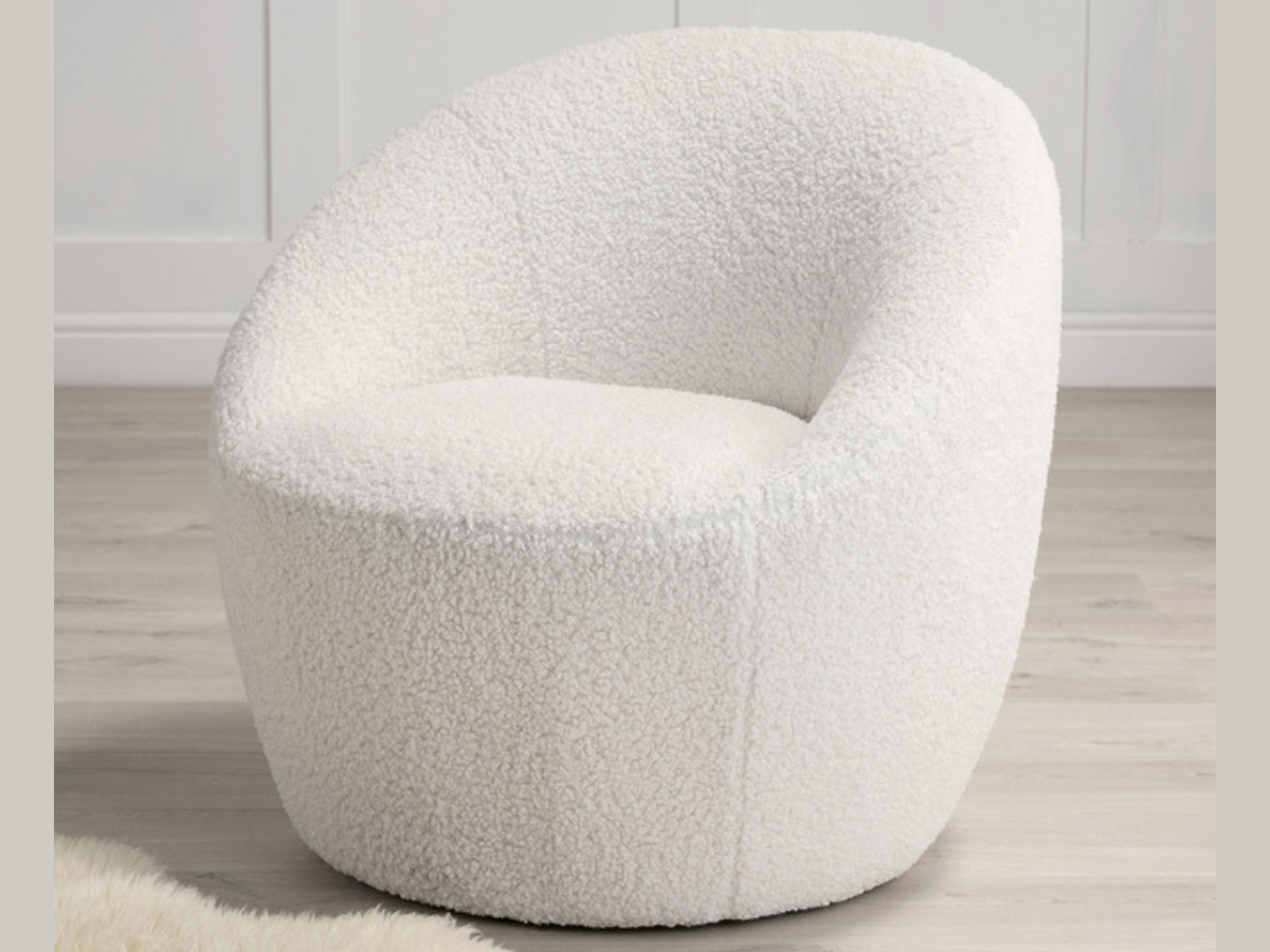 Cocoon Occasional Accent Chair Boucle