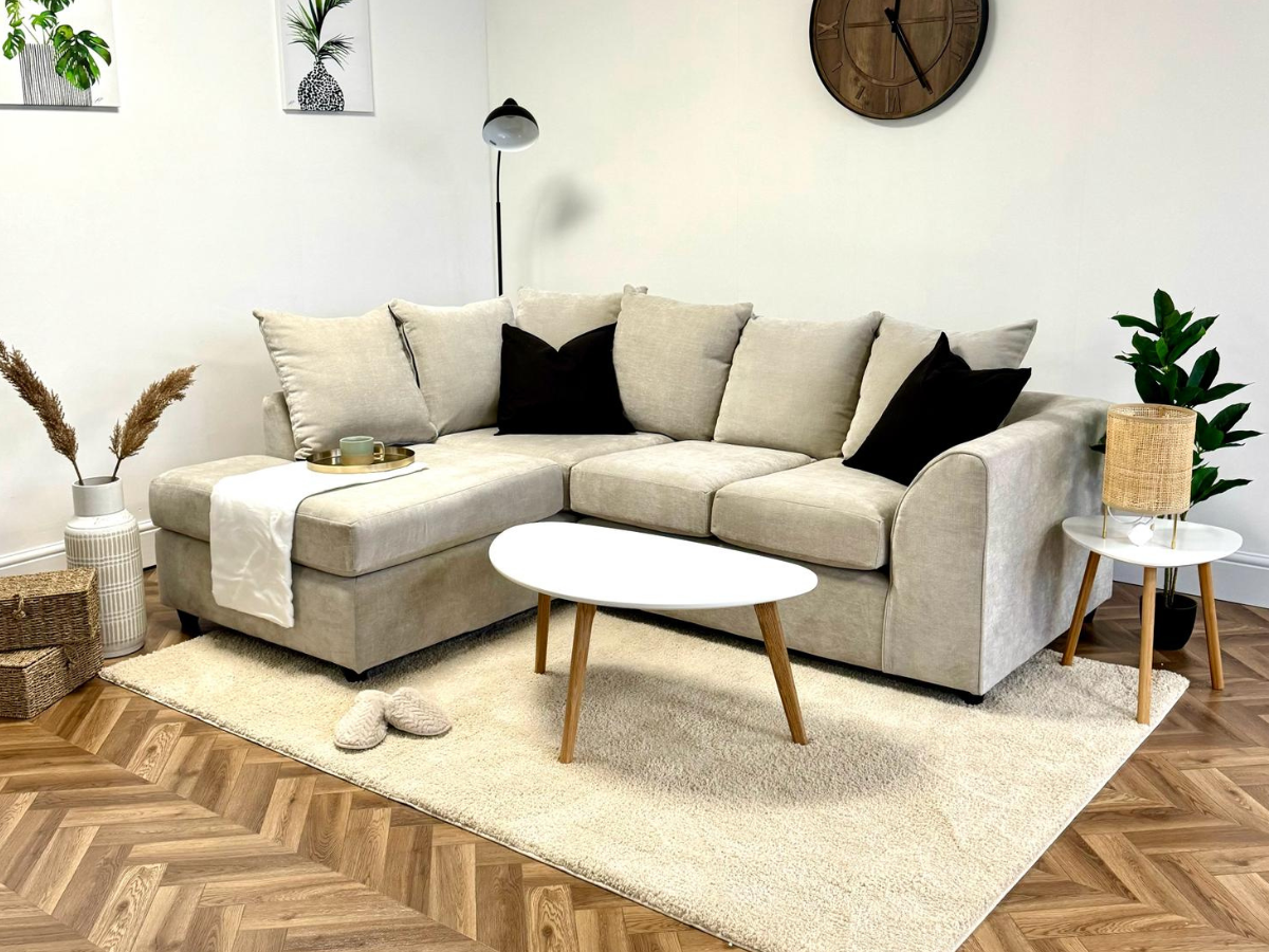 4 seater left online hand corner sofa