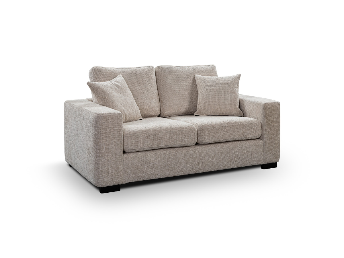 Chestnut 2 Seater Sofa Bed Enzo Fabric