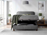 Frame only double ottoman bed with headbord Ottoman bed base and headbord Bed frame with ottoman storage 
