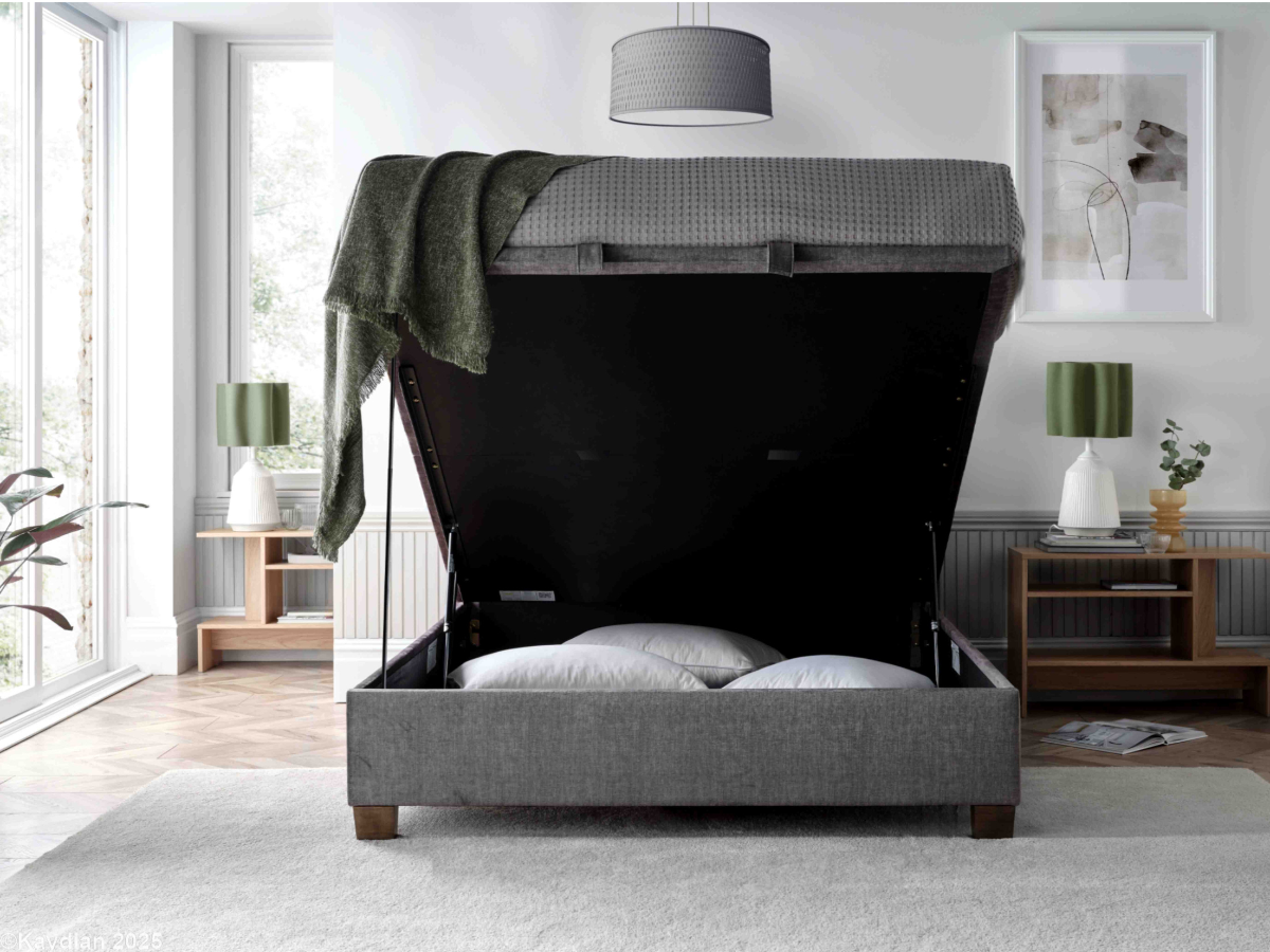 Small Double bed frame with storage Double ottoman bed frame King size bed frame 