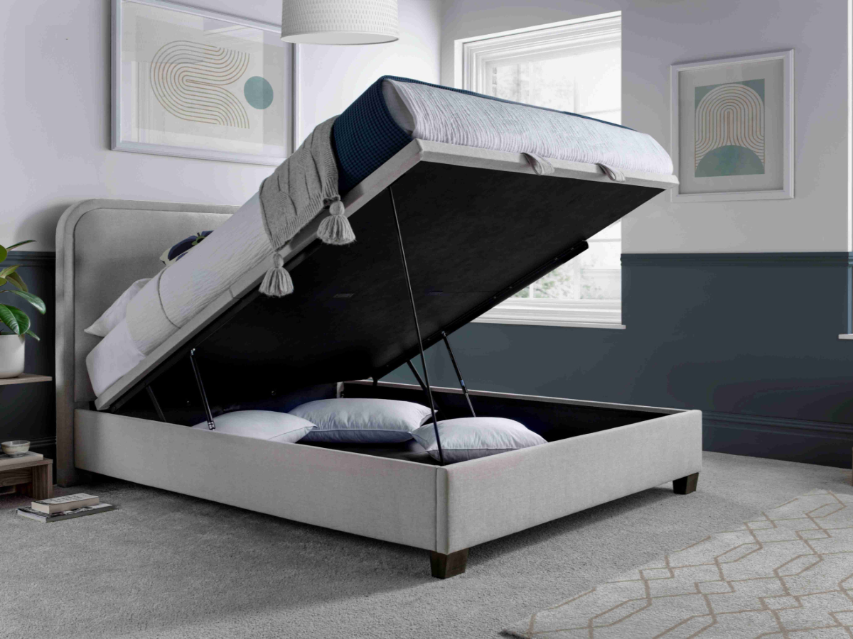 King size bed frame with storage Single bed frame with storage Bed frames with storage 