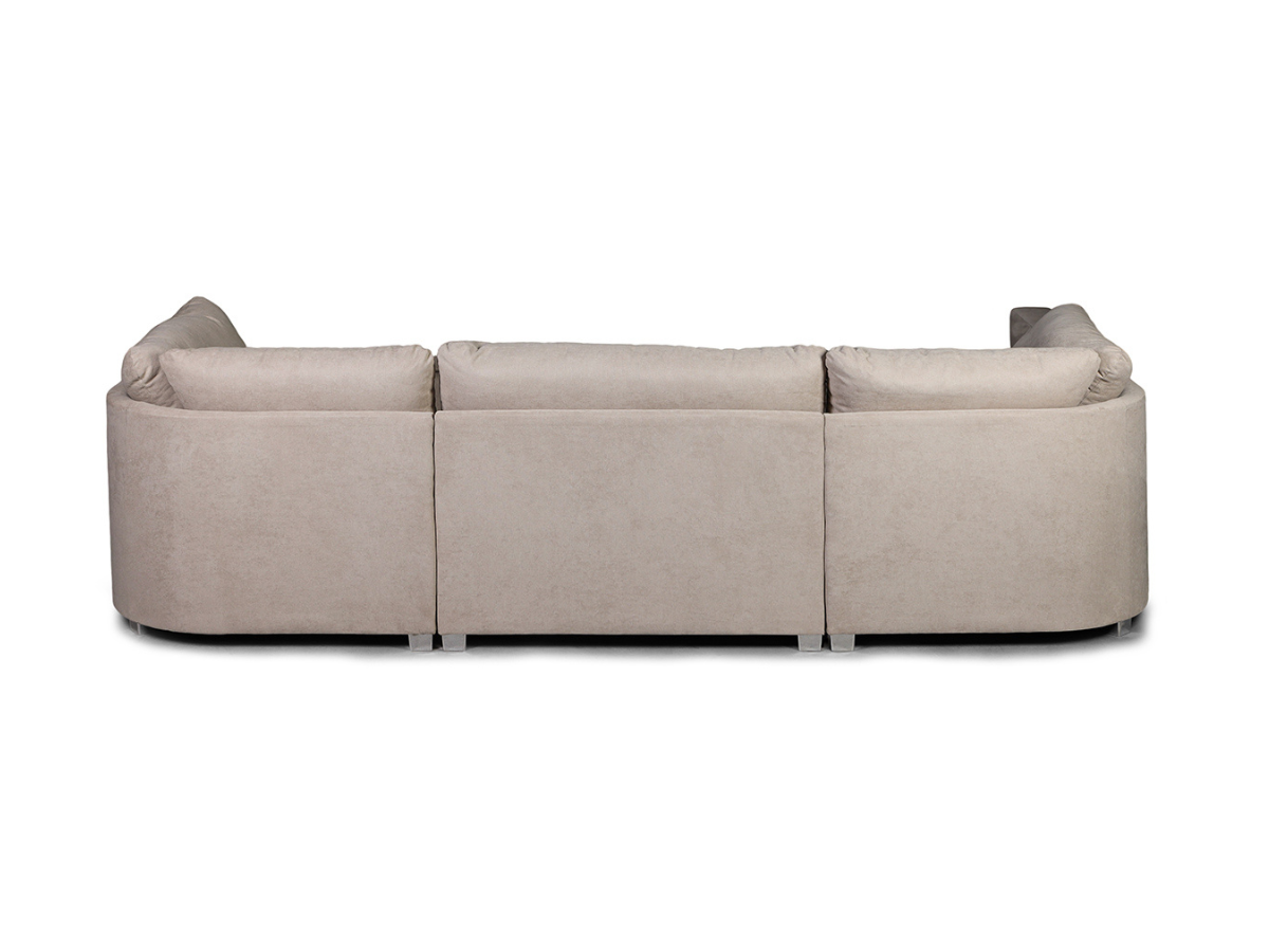 Eleanor U Shape Sofa in Cream Kensington Fabric u shape corner sofa u shaped sofa