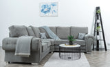 Vegas Corner Sofa Full Back Grey