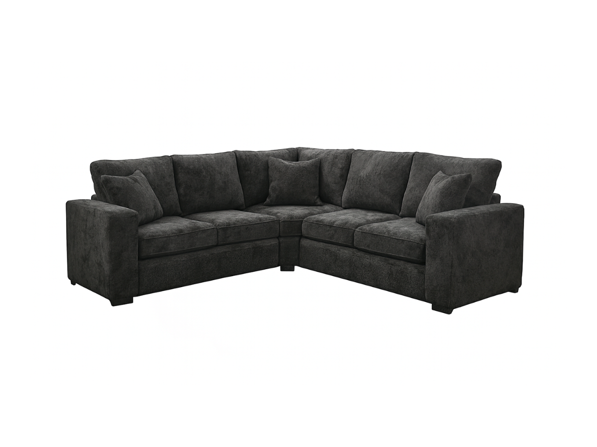 Chestnut Corner Sofa Enzo Fabric