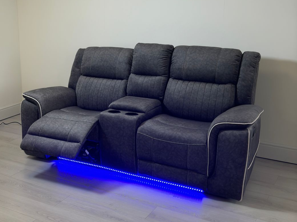 Hannan 3+2 Electric Recliner Sofa  recliner sofa set 3 and 2 seater electric recliner sofa packages