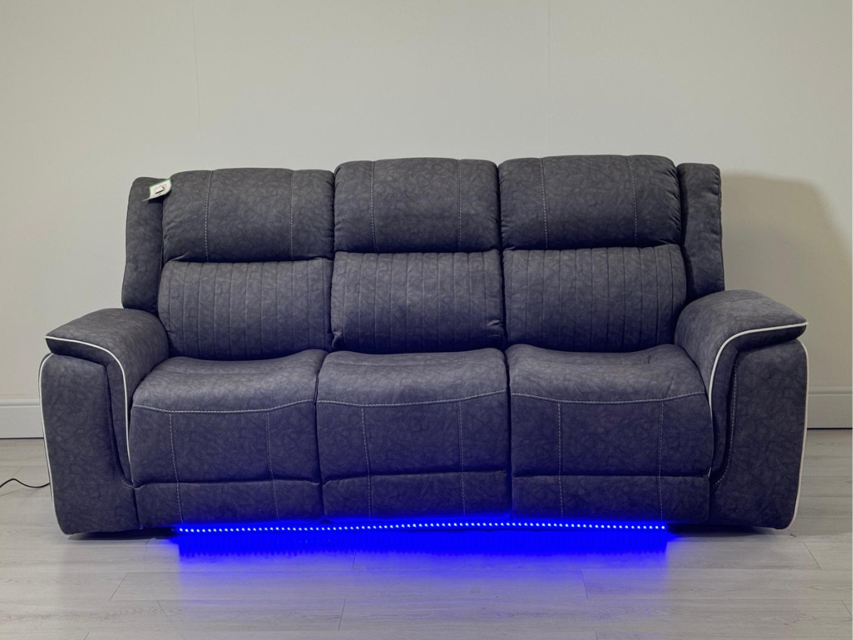 Hannan 3+2 Electric Recliner Sofa  recliner sofa set 3 and 2 seater electric recliner sofa packages