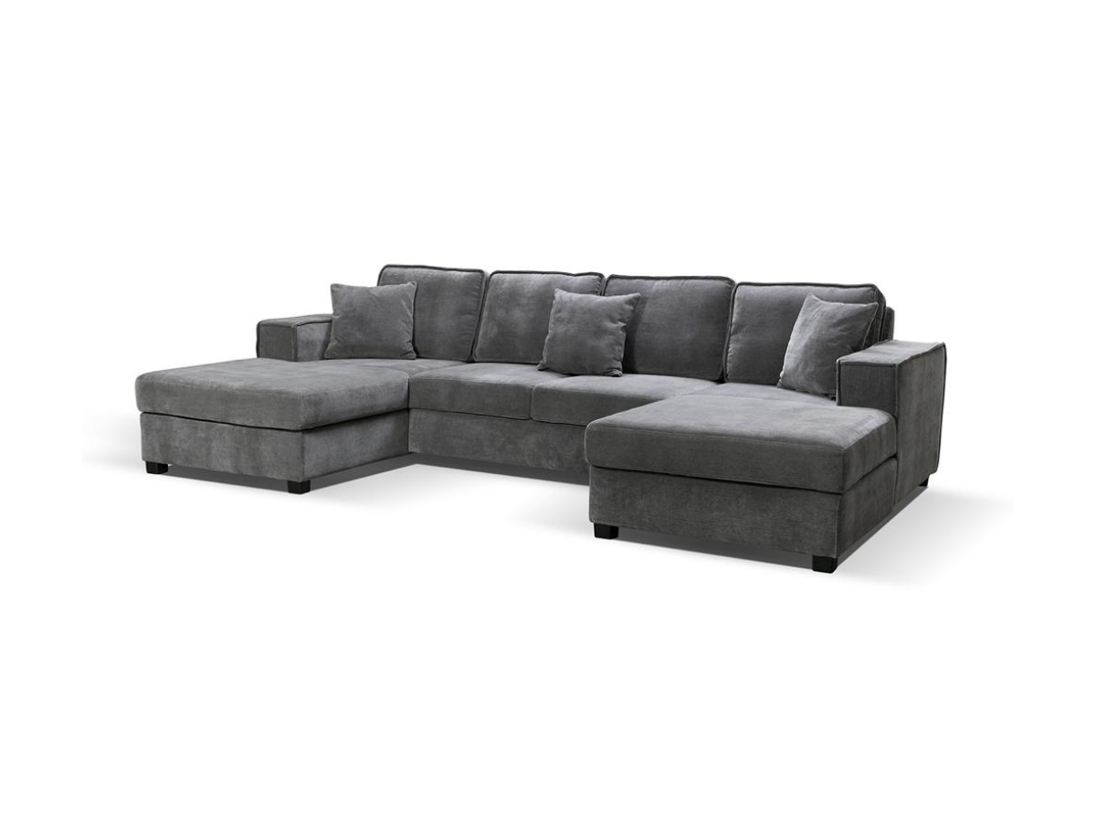 Harlowe U Shape Sofa Bed with Storage