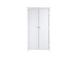 2 door wardrobe 
White 2 door wardrobe 
Assembled 2 door wardrobe 