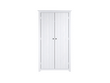 2 door wardrobe 
White 2 door wardrobe 
Assembled 2 door wardrobe 