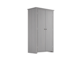 Freestanding 2 door wardrobe with shelves 2 door wardrobe at ok furniture 2 door wardrobe at fair price 
