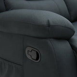 Sorrento 3+2 Seater Recliner Sofa Set Grey Fabric