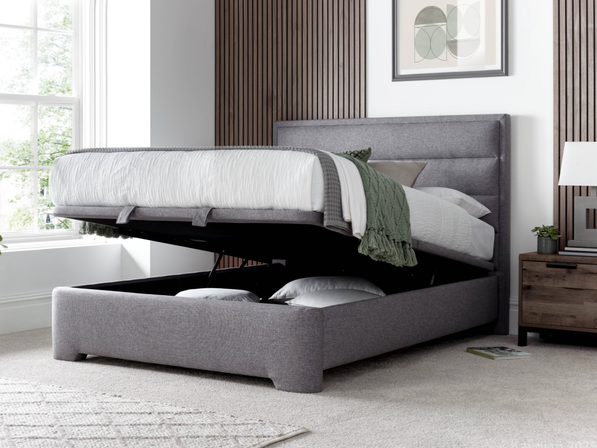 bed with storage, Ottoman bed with storage, king size bed with storage