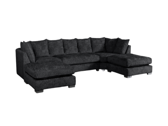 Soft black couch deals