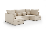 Meridian Deluxe sofa bed with storage uk beige