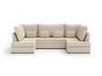 Meridian Deluxe sofa bed with storage uk beige