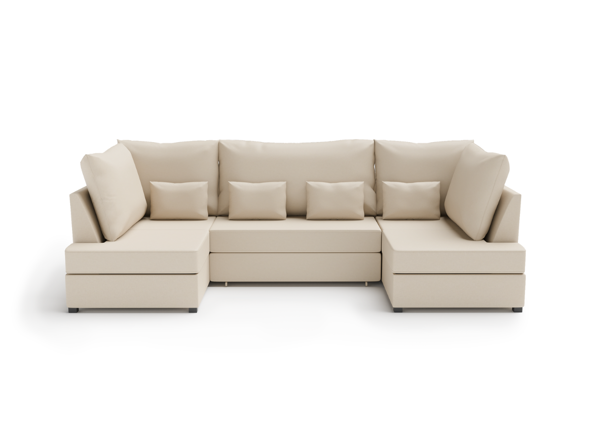 Meridian Deluxe sofa bed with storage uk beige
