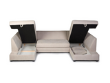 Meridian Deluxe sofa bed with storage uk beige