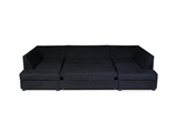 Meridian Deluxe sofa bed with storage uk black
