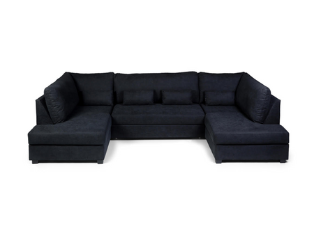 Meridian Deluxe sofa bed with storage uk black