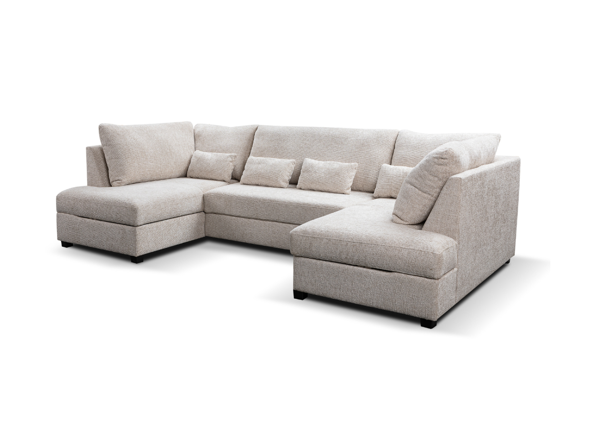 Meridian Enzo Sofa Bed U Shaped Storage