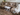 U shaped sofa bed with Storage Meridian mink