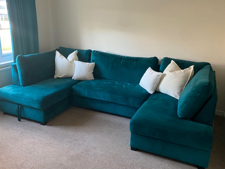 U Shape Sofa Bed with Storage