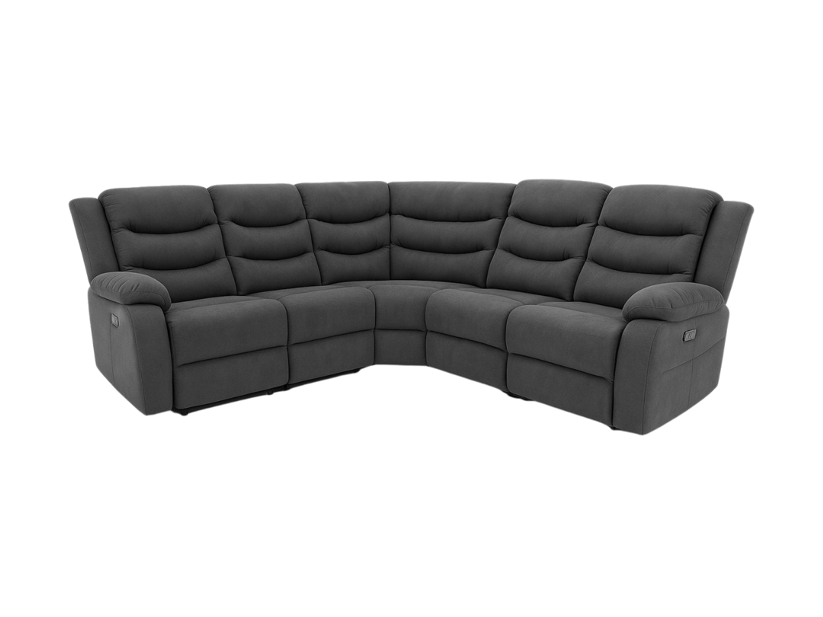 Naples Electric Corner Recliner Sofa Fabric