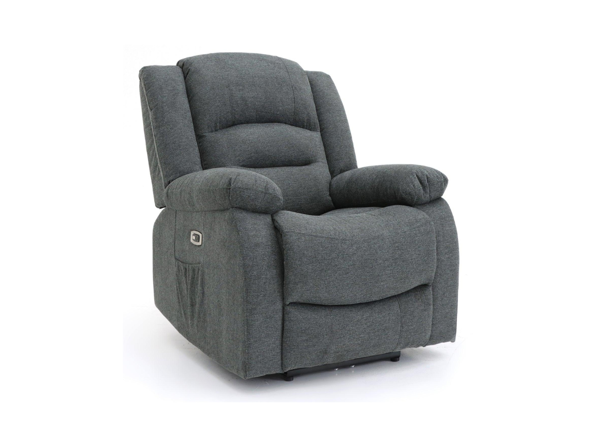 Naples Electric Recliner Chair Chenille Fabric
