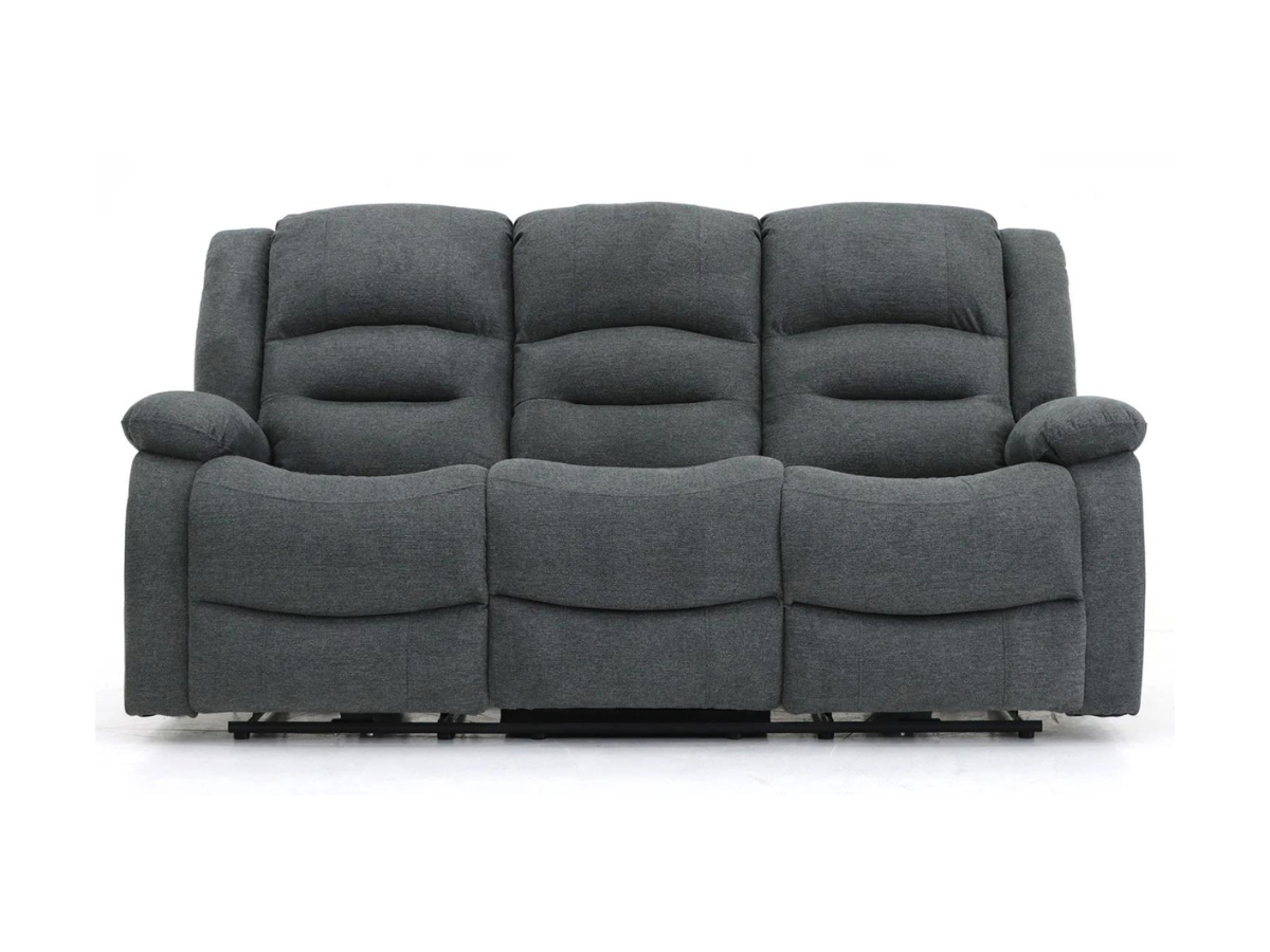 Naples 3 Seater Electric Recliner Sofa Chenille Fabric