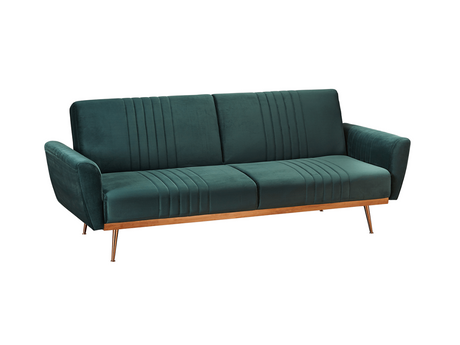 velvet sofa bed modern pull out couch