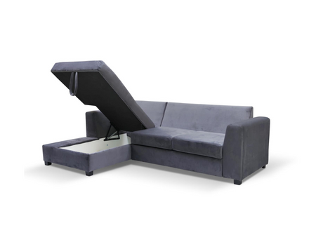 Noon Pull Out Sofa Bed in Grey