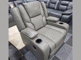 Orlando Electric Recliner Armchair Aire Leather