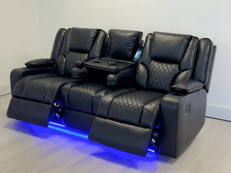 leather recliner sofa