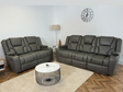 Orlando electric recliner sofa set 3+2 Grey