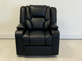 Orlando Electric Recliner Armchair Aire Leather