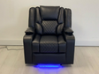 Orlando Electric Recliner Armchair Aire Leather