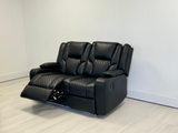  electric recliner 2 seater sofa